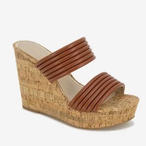 Kenneth Cole New York Cailyn Wedge Sandal Women's Cognac